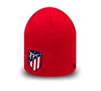 Atletico Madrid FC Atletico Madrid Logo Red Skull Knitted Beanie Bonnet, Rouge, Taille Unique Mixte