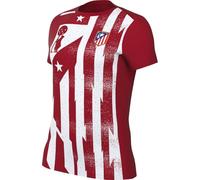 Atlético Madrid HJ7193 Haut de Football à Manches Courtes pré-Match Nike pour Femme