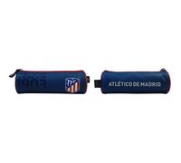 ATLETICO MADRID Trousse ronde - Un compartiment - 21,5x7x5 cm - Noir