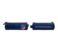 Atletico Madrid Trousse Ronde - Un Compartiment - 21.5x7x5 Cm - Noir Aucune