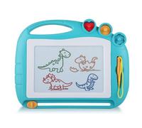 Atliberswo Tableau magique, tableau magnétique à colorier, tableau magique, pour enfants, avec 3 timbres, jouet pour enfants de 3, 4, 5 ans, cadeau pour garçons et filles