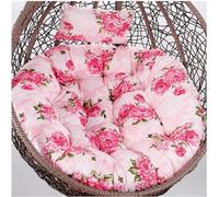 ATLION Housse Remplacement Coussin Chaise en Forme D'œUf, Housse Coussin SièGe BalançOire Suspendue D'ExtéRieur, Housse Coussin Hamac en Osier Jardin Lavable Uniquement(H)