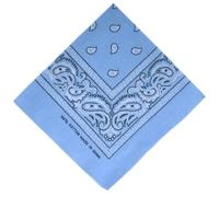 ATM - Bandana / Foulard - 100% Coton - Bleu Ciel
