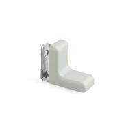 ATM Équerre d’angle avec Cache Frêne Clair - Connecteur de Meuble en Acier Galvanisé 90°, Renfort pour Armoire, Étagère, Table, Chaise, Lit - Lot de 20