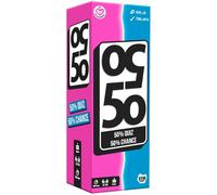 ATM Gaming 50 50 - Jeu de Société - Quiz Culture Générale Fun - Format Compact - Jeu d’Ambiance dès 14 Ans - A partir de 2 Joueurs - Famille, Soirées, Apéros, Cadeau Drôle et Original