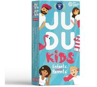 ATM Gaming JUDUKIDS - Jeux de société - Le Jeu Familial hilarant - Questions et Défis pour en Apprendre Plus sur Ses Parents ou Ses Enfants ! Jeu de Cartes Enfants et Parents