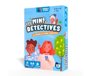 ATM Gaming Les Mini Détectives - Jeu de Société Éducatif - Dès 3 Ans | Basé sur la méthode Montessori - sans écrans - apprend l'anglais - idée cadeau enfants