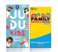 ATM Gaming Lot de 2 Jeux familles : Family Challenge + Judukids - Parfait pour Mettre l'ambiance en Famille - Dès 8 Ans - Amusant pour Les Enfants et Les Adultes