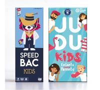 ATM Gaming Lot de 2 Jeux familles : Speedbac Kids + Judukids - Parfait pour Mettre l'ambiance en Famille - Dès 7 Ans - Amusant pour Les Enfants et Les Adultes