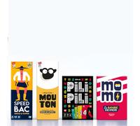 ATM Gaming Mega Lot Speedbac + PILI PILI + Mouton Mouton + Momo - Les Meilleurs Jeux d'ambiance - Parfait pour Toutes Les Occasions - Fous rires garantis