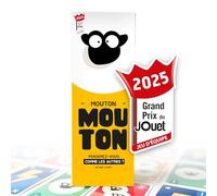 ATM Gaming Mouton Mouton - Jeu de Société Famille et Amis - Complétez Les Mêmes Réponses Que Vos Coéquipiers ! - Jeu d’Ambiance Drôle et Rapide - 3 à 9 Joueurs - Dès 12 Ans