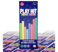 ATM Gaming Play Hit - Jeu de Société Musical - Quiz Années 2010 à 2025 - Jeu d’Ambiance dès 12 Ans - 2 à 10 Joueurs - Soirées, Famille, Adultes, Cadeau Original