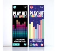 ATM Gaming Play Hit - Lot des 2 Versions - Jeux de Société - Quiz Musiques des Années 90 à 2010 et 2010 à 2025 - Parfait pour Mettre l'ambiance - Jeux de Cartes - Amis et Famille - 2 à 10 Joueurs