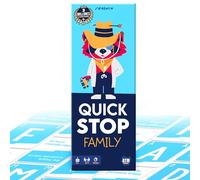 ATM Gaming – Jeu de société Quickstop Family, rapide et compétitif, familial – Espagnol bleu