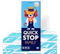 Quickstop Family - Jeux de société en famille - Dynamique et amusant pour enfants et adultes - Divertissement familial sans écrans - Cadeau original pour parents et enfants