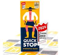 GUATAFAC ATM Gaming QUICKSTOP - Gioco di Società per Famiglia Ed Amici - Gioco di Carte - Perfetto per Creare Atmosfera - AA 2 à 7 Giocatori - Italien