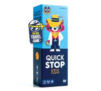 ATM Gaming Quickstop Kids - Jeu de cartes pour enfants, parfait pour les familles - Rapide et amusant - 2 à 7 joueurs - Jeu de fête pour enfants - À partir de 7 ans - Temps de jeu de 15 minutes - Jeu