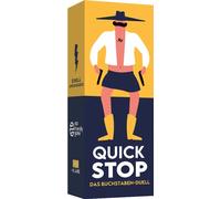 ATM Gaming Quickstop - Le duel des lettres - Jeu de cartes pour adolescents et adultes - Rapide et fou - 2 à 7 joueurs - Jeu de cartes à partir de 10 ans - Jeu familial