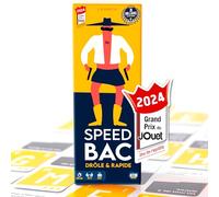 ATM Gaming – Jeu d'ambiance et jeu de cartes – SPEED BAC Jaune – Drôle et rapide – 2 à 7 joueurs