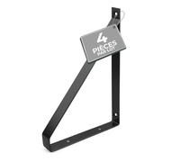 ATM Lot de 4 Équerres Décoratives WM-1007 220x154 Blanc P2 - Support Étagère Style Vintage - Console Murale à Ornements