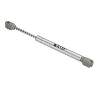 ATM® Vérin à gaz pour façades et abattants de meubles | Court, 180 mm | Amortisseur réglable | Angle d'ouverture 90° | Fonctionnement fluide et silencieux | Montage facile | 4 Pièces | Force : 60N