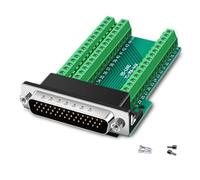 ATMLCOER Connecteur DB44, connecteur D-SUB mâle vers port 44 broches, carte de dérivation, pas de soudure nécessaire, avec boulons