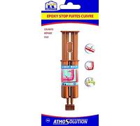 Atmos 1122 Soudure A Froid ÉPOXY Stop FUITES CUIVRE-28 GR-ATMOSMULTI, Cuivré/translucide