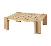 GUBI Table basse Atmosfera 113x110 cm Teck
