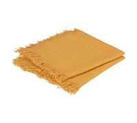 Atmosphera Créateur d'intérieur - Lot de 2 Serviettes de Table "Maha" 40x40cm Jaune Jaune G