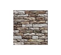 Atmosphera - Stickers carrelage - Lot de 2 Pierre - Gris taupe - 30x30 cm