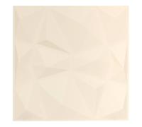 Atmosphera - 2 Stickers muraux Oren géométrique 50x50cm Blanc