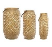Set de 3 lanternes ""Noor"" en bambou - Atmosphera createur d'interieur