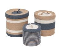 Atmosphera - 3 paniers Oceane en Jute