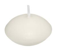 Atmosphera - 6 bougies parfumées Many en coton D4,5cm blanc
