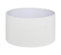 Créateur d'intérieur - Abat Jour en Tissu Bouclette "Beline" 40cm Blanc
