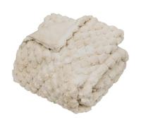 Atmosphera Adriel Couverture beige - 230 x 180 cm