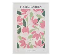 Atmosphera - Affiche encadrée Fleur de Rose 50x70cm - Modèle a
