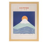 Atmosphera - Affiche encadrée Nippo 30x40cm - Modèle a