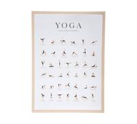 Atmosphera - Affiche encadrée Yoga - sous-Verre 50x70 cm