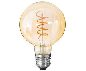 Atmosphera - Ampoule LED Décorative Globe - Verre Ambré D 10,5 cm - À Filament, Culot E27, Style Vintage - Pour Lampe, Suspension, Décoration