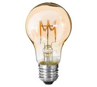 Atmosphera - Ampoule LED Décorative Standard - Verre Ambré, D 6 x H 10,6 cm, Culot E27, à Filament - Pour Lampe, Luminaire