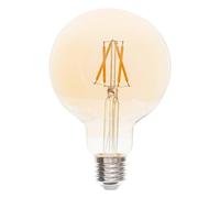 Atmosphera - Ampoule LED Dimm - verre et métal - ambré - E27