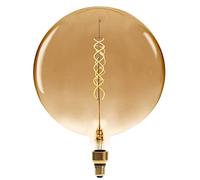Ampoule Led Torsadée "Tondo" 40cm Ambre