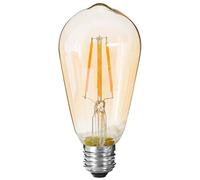 Atmosphera - Ampoule LED Larme ambrée - filament droit E27