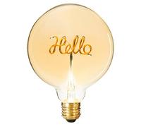 Atmosphera - Ampoule LED mot Hello ambrée E27