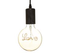 Atmosphera - Ampoule LED mot Love pour suspension - ambrée E27