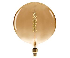 Atmosphera - Ampoule LED Torsadée Ambrée G300 6W