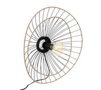 Atmosphera Applique murale Alara métal noir D45 cm