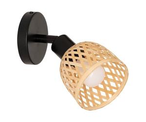 Atmosphera - Applique murale/plafonnier lio beige 10x10cm