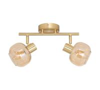 Applique murale/plafonnier Pilia ambre 28x11cm - Atmosphera createur d'interieur